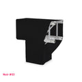 Housse noire de structure de scène Angle T