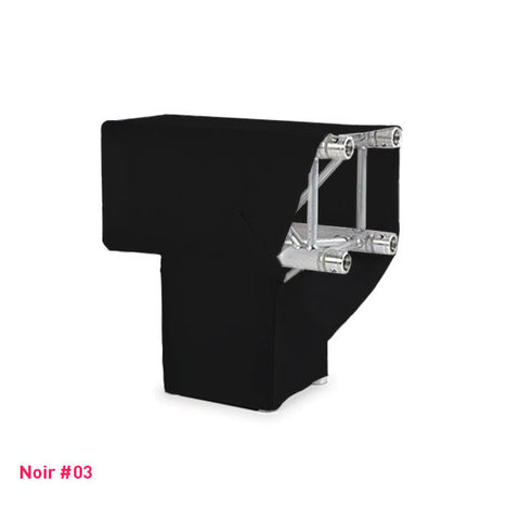 Housse noire de structure de scène Angle T