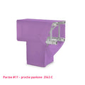 Housse parme de structure de scène Angle T