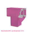Housse rose bonbon de structure de scène Angle T