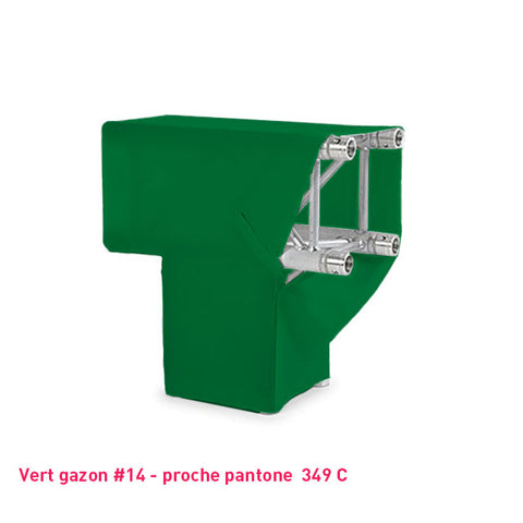Housse vert foncé de structure de scène Angle T