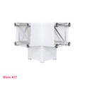 Housse lycra blanche pour structure aluminium truss Angle Y 