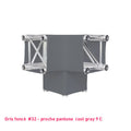 Housse lycra gris foncé pour structure aluminium truss Angle Y 