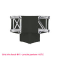 Housse lycra gris très foncé pour structure aluminium truss Angle Y 