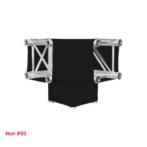 Housse lycra noire pour structure aluminium truss Angle Y 