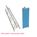 Habillage truss bleu ciel triangle
