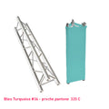 Habillage truss turquoise triangle