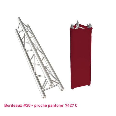 Habillage truss bordeaux triangle