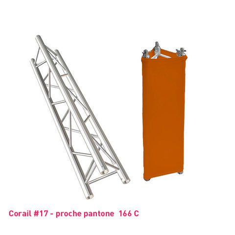Habillage truss corail triangle
