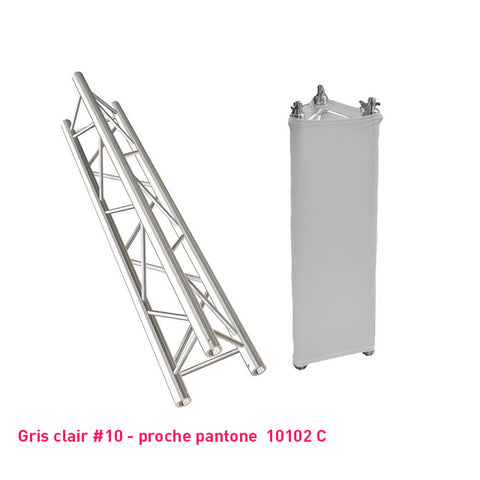 Habillage truss gris clair triangle