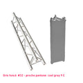 Habillage truss gris foncé triangle 