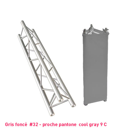 Habillage truss gris foncé triangle 