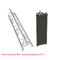 Habillage truss gris très foncé triangle