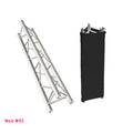 Habillage truss noir triangle