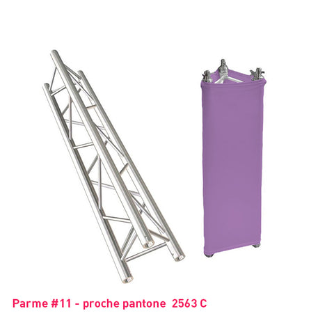 Habillage truss parme triangle