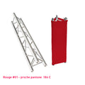 Habillage truss rouge triangle
