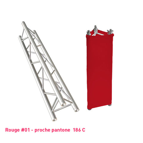 Habillage truss rouge triangle