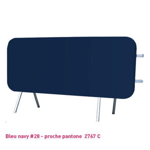 Housse pour barrière de sécurité bleu foncé