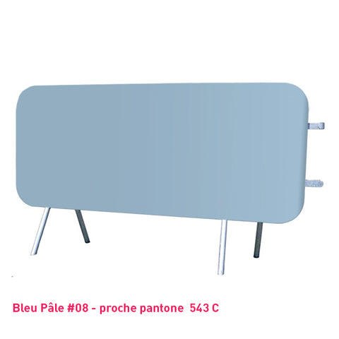Housse pour barrière de sécurité bleu pastel