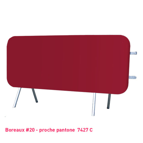 Housse pour barrière de sécurité bordeaux