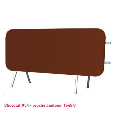 Housse pour barrière de sécurité marron foncé