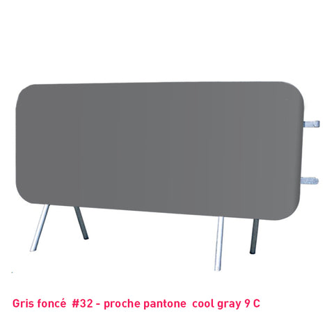 Housse pour barrière de sécurité gris foncé