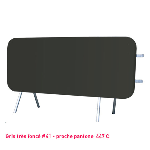 Housse pour barrière Vauban gris très foncé