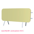 Housse pour barrière Vauban jaune pastel