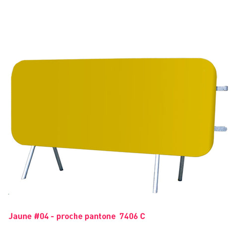 Housse pour barrière de sécurité jaune