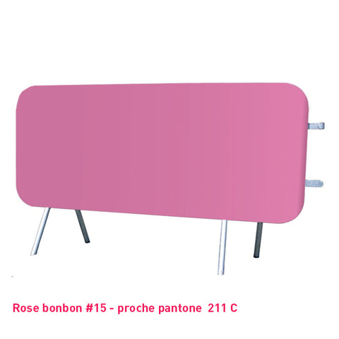 Housse pour barrière Vauban rose bonbon