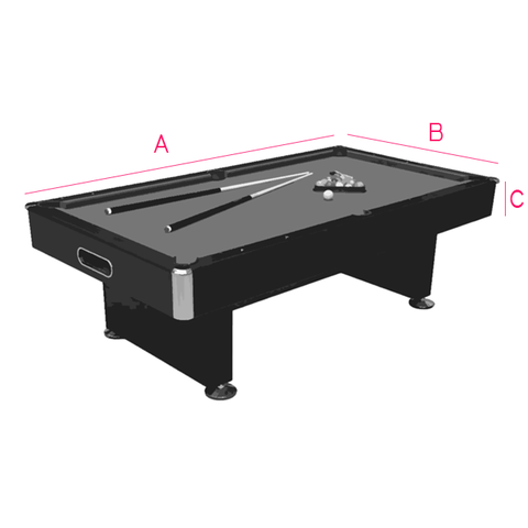 Dimensions housse de billard sur-mesure