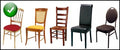 Compatibilité de la housse de chaise avec juponnage