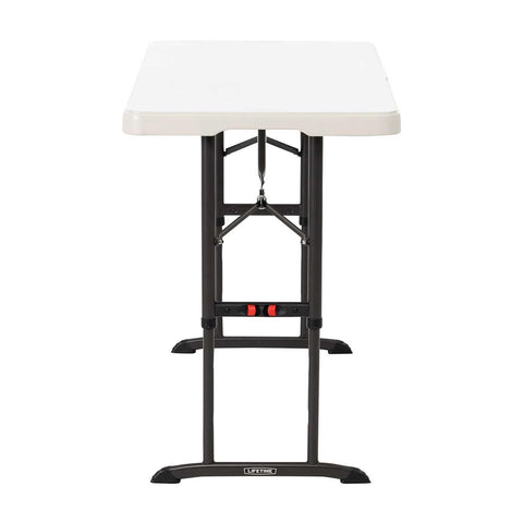 Table Lifetime 122x61cm, Pieds Pliants, Hauteur Réglable