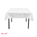 Nappe Carrée blanche pour mariage et événements