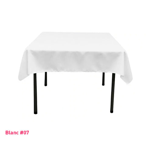 Nappe Carrée blanche pour mariage et événements