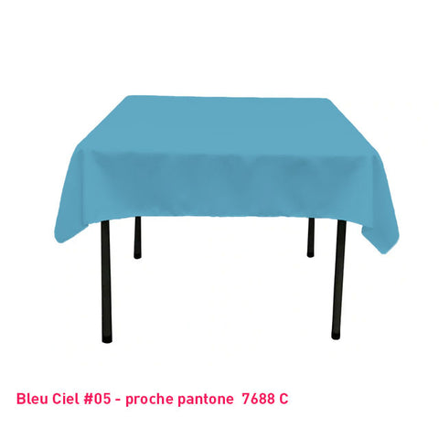 Nappe Carrée bleu ciel pour mariage et événements