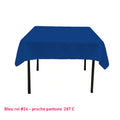 Nappe Carrée bleu roi pour mariage et événements
