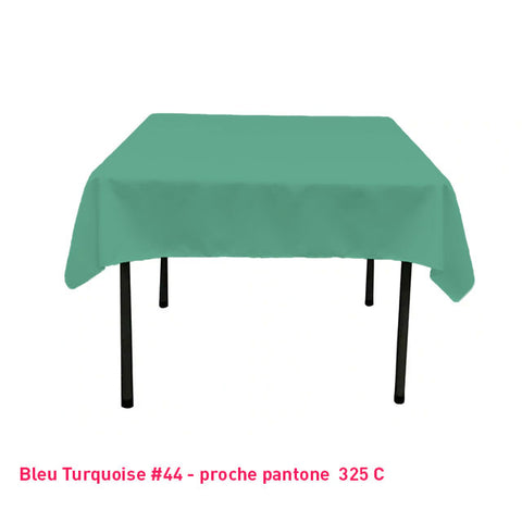 Nappe Carrée bleu turquoise pour mariage et événements