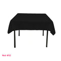 Nappe Carrée noire pour mariage et événements
