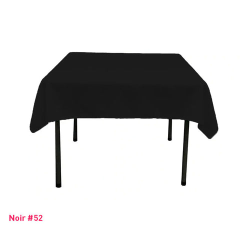 Nappe Carrée noire pour mariage et événements