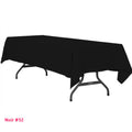 Nappe rectangle noire pour mariage et réception