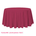 Nappe pour table ronde fuchsia