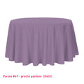 Nappe pour table ronde parme