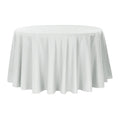Nappe pour table ronde blanche