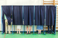 Rideau pour isoloir de vote électoral