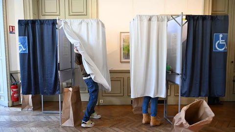 Rideau pour isoloir de vote