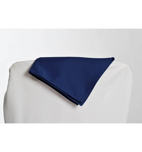 Serviette de table bleu nuit pour mariage et réceptions