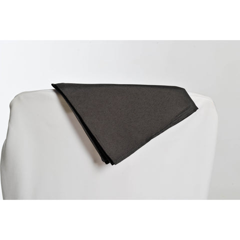 Serviette de table gris foncé pour mariage et réceptions