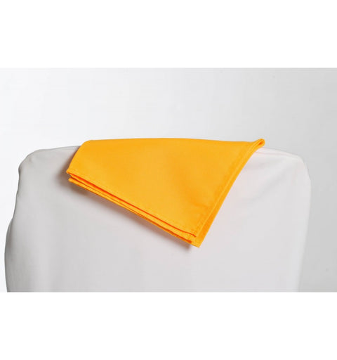 Serviette de table jaune vif pour mariage et réceptions