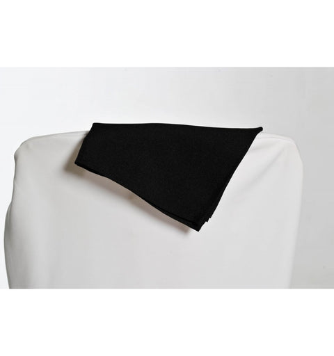 Serviette de table noire pour mariage et réceptions